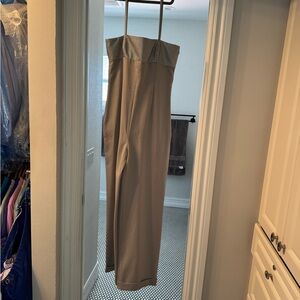 Elegant Tan Jumpsuit